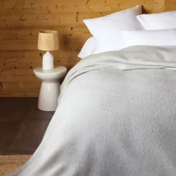 HOME MAISON - Home maison - couverture laine naturelle