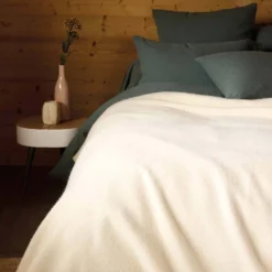 HOME MAISON - Home maison - couverture laine naturelle