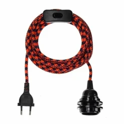 HOOPZI - Luminaire corde bala fil électrique - coton pied-de-poule