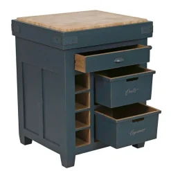 INTERIOR'S - Billot bois bleu - brocante interior's