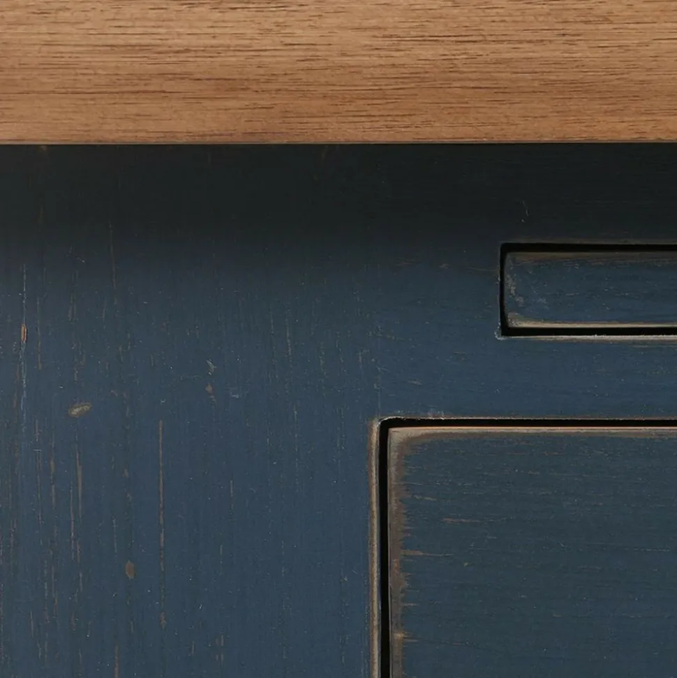 INTERIOR'S - Billot bois bleu - brocante interior's