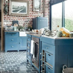 INTERIOR'S - Billot bois bleu - brocante interior's