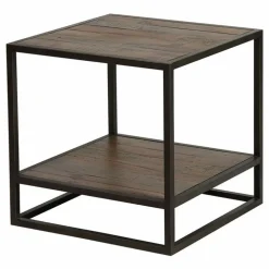 INTERIOR'S - Bout de canapé bois marron - manufacture interior's