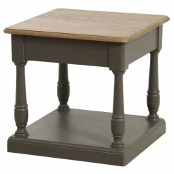 INTERIOR'S - Bout de canapé bois marron - manoir interior's