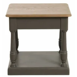 INTERIOR'S - Bout de canapé bois marron - manoir interior's