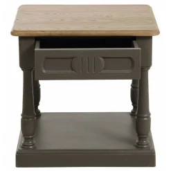 INTERIOR'S - Bout de canapé bois marron - manoir interior's