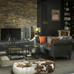 INTERIOR'S - Bout de canapé bois marron - manufacture interior's