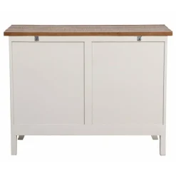 INTERIOR'S - Buffet bas 2 portes bois blanc - provence interior's