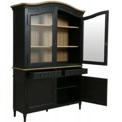 INTERIOR'S - Buffet bois noir - manoir interior's