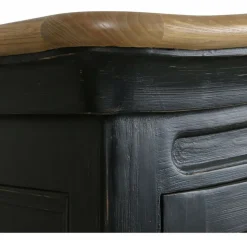 INTERIOR'S - Buffet bois noir - manoir interior's