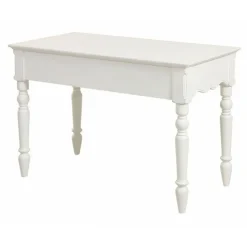 INTERIOR'S - Bureau 2 tiroirs mdf blanc - romance interior's
