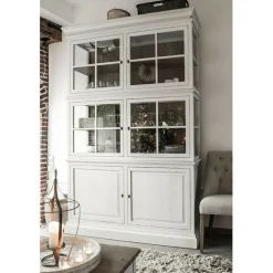 INTERIOR'S - Caisson blanc 2 portes bois blanc - manoir interior's