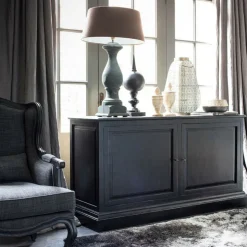 INTERIOR'S - Caisson bois noir - manoir interior's