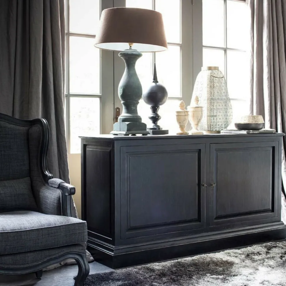 INTERIOR'S - Caisson bois noir - manoir interior's