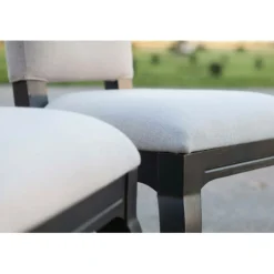 INTERIOR'S - Chaise bois noir - manoir interior's