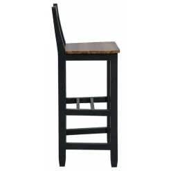 INTERIOR'S - Chaise haute bois noir - brocante interior's