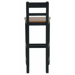INTERIOR'S - Chaise haute bois noir - brocante interior's