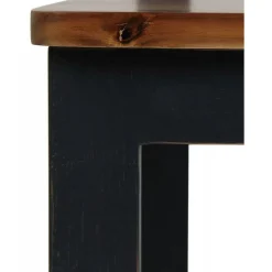 INTERIOR'S - Chaise haute bois noir - brocante interior's