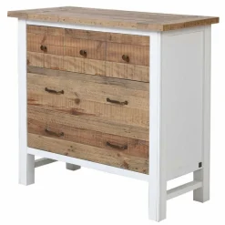 INTERIOR'S - Commode 5 tiroirs l100 bois blanc - rivages interior's