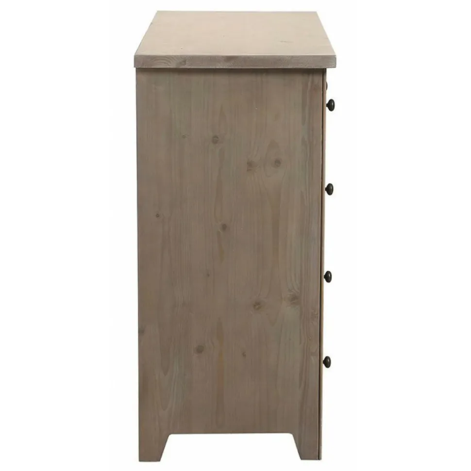 INTERIOR'S - Commode 6 tiroirs bois marron - first interior's