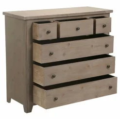 INTERIOR'S - Commode 6 tiroirs bois marron - first interior's