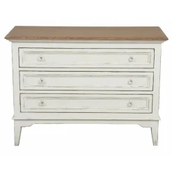 INTERIOR'S - Commode 3 tiroirs bois blanc - esquisse interior's