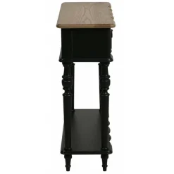 INTERIOR'S - Console 1 tiroir bois noir - manoir interior's