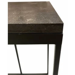INTERIOR'S - Console plateau pierre pierre naturelle noir - minéral interior's