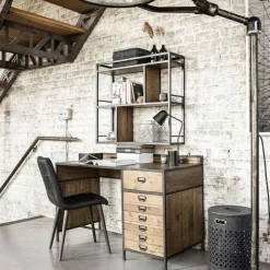 INTERIOR'S - Etagère murale bois marron - manufacture interior's