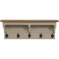 INTERIOR'S - Etagère porte-manteaux bois gris - provence interior's