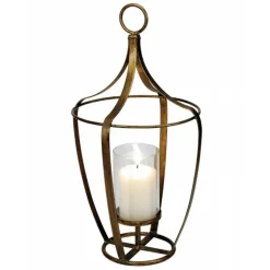 INTERIOR'S - Lanterne en métal laitonné métal or - chic interior's