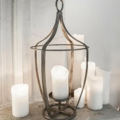 INTERIOR'S - Lanterne en métal laitonné métal or - chic interior's