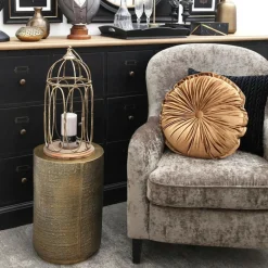 INTERIOR'S - Lanterne en métal laitonné métal or - basique interior's