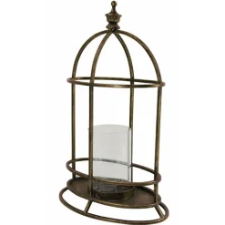 INTERIOR'S - Lanterne laitonnée métal bronze - charme interior's