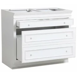 INTERIOR'S - Meuble de cuisine bas casserolier mdf blanc - harmonie interior's