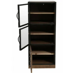 INTERIOR'S - Meuble de rangement 3 portes bois marron - manufacture interior's