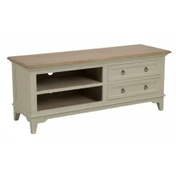 INTERIOR'S - Meuble tv 2 tiroirs bois beige - esquisse interior's