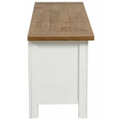 INTERIOR'S - Meuble tv avec rangements bois blanc - rivages interior's