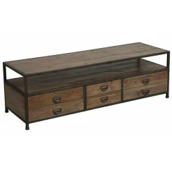 INTERIOR'S - Meuble tv bois marron - manufacture interior's