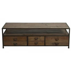 INTERIOR'S - Meuble tv bois marron - manufacture interior's