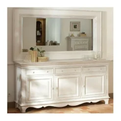 INTERIOR'S - Miroir rectangulaire mdf blanc - harmonie interior's