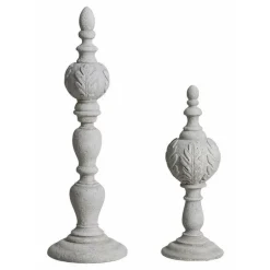 INTERIOR'S - Ornementation en béton (duo) pierre blanc - charme interior's