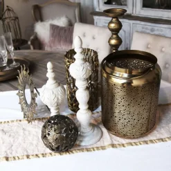 INTERIOR'S - Ornementation en béton (duo) pierre blanc - charme interior's