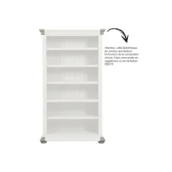 INTERIOR'S - Set de finition pour bibliothèque modulable mdf gris - harmonie interior's