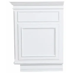 INTERIOR'S - Set de finition droit mdf blanc - harmonie interior's