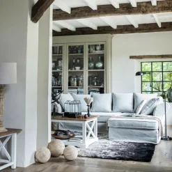 INTERIOR'S - Table basse bois blanc - vénitiennes interior's