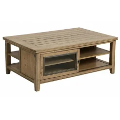 INTERIOR'S - Table basse bois marron - initiale interior's