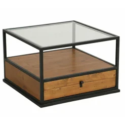 INTERIOR'S - Table basse bois marron - manufacture interior's