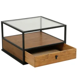 INTERIOR'S - Table basse bois marron - manufacture interior's