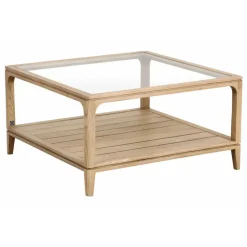 INTERIOR'S - Table basse carrée bois beige - tallinn interior's